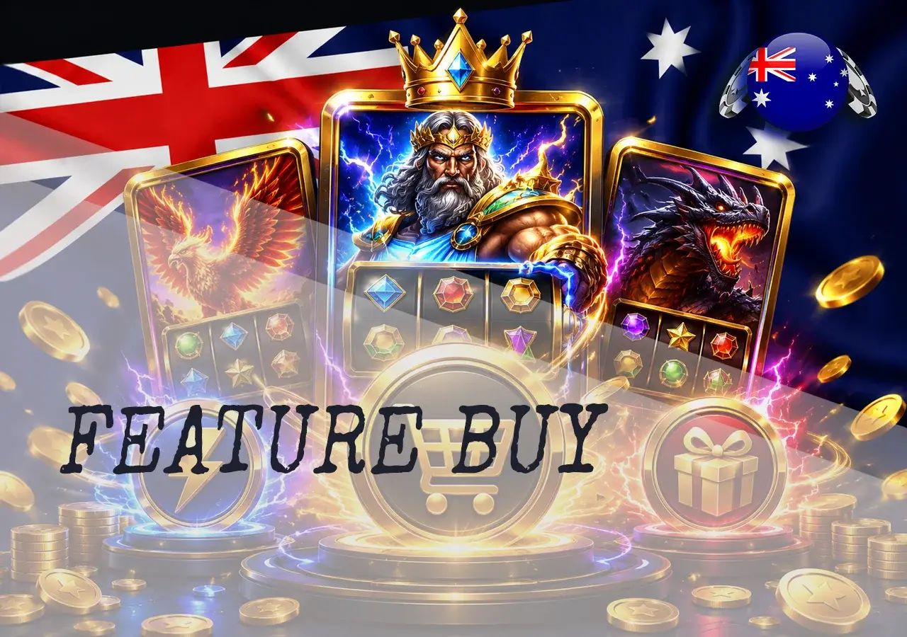 Top Feature Buy pokies for Australian players with game cards, bonus rounds, coins, and ranking composition